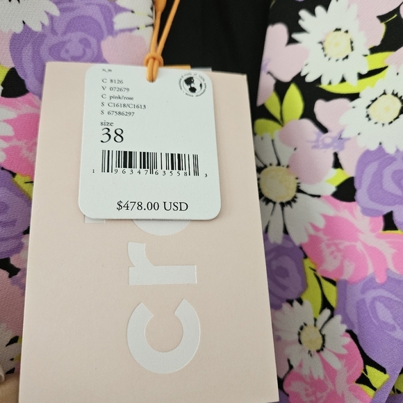 Anthropologie Crās Floral Maggiecras Blazer NWT Size 38 - Picture 10 of 12